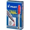0221 Caneta para retroprojetor 2.0mm Marcador Vermelho - Pilot CX.C/12
