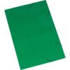 4258 Pasta aba elástica (papel) Oficio Verde - Polycart PCT.C/20
