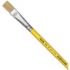 4736 Pincel artesanal Chato 815 N.12 Amarelo - Pinceis Tigre DUZIA