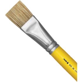 11179 Pincel artesanal Chato 815 N.24 Amarelo - Pinceis Tigre CT.C/03