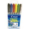 36505 Caneta para retroprojetor 1.0mm Marcador 6 Cores - Pilot BLISTER