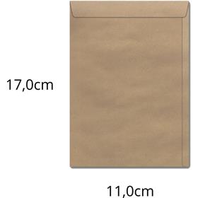 38797 Envelope saco (natural) 110x170 80g Skn017 - Scrity CX.C/250