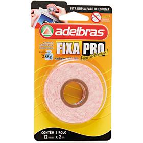 44032 Fita dupla face Fixa Pro Espuma 12mmx2m - Adelbras