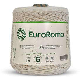 46686 Barbante cru 1,0kg 4/6 Fios Rolo 1016m - Euroroma