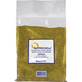 71576 Glitter Pvc Ouro 500 g - Lantecor