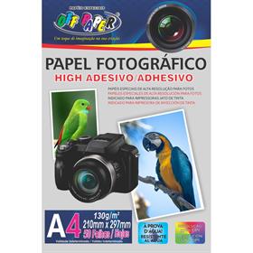 93826 Papel Fotográfico Inkjet A4 High Adesivo 130 g - Off Paper PCT.C/50