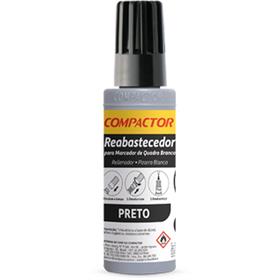 98473 Tinta Marcador Quadro Branco Reabastecedor 30 ml Preto - Compactor CX.C/12