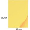 100601 Papel Cartolina Escolar 50 cm x 66 cm 140 g Amarelo - Scrity PCT.C/100