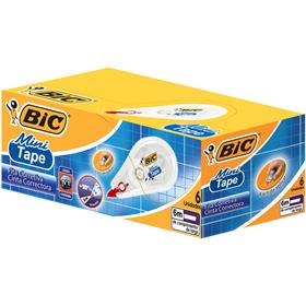 100782 Corretivo em Fita Bic Mini Tape 6 m - Bic CX.C/06