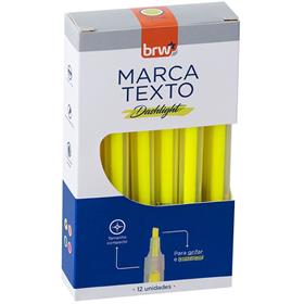 113568 Caneta Marca Texto Dashligth Amarelo Fluorescente - BRW CX.C/12
