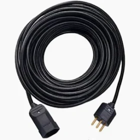 extensão 30 mts cabo pp 2 vias 1,5mm com tomada 20a