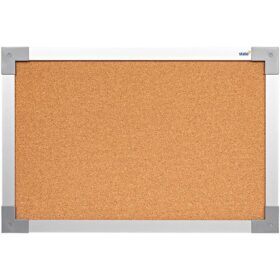 122707 Quadro Aviso Moldura Alumínio Cortiça Aparente 120 cm x 90 cm - Stalo