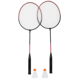 1179 Kit Badminton Yins 2 Raquetes 2 Petecas