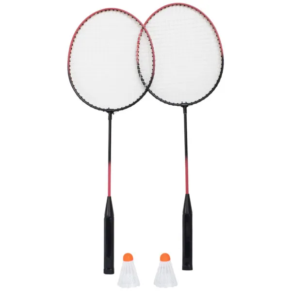 1179 Kit Badminton Yins 2 Raquetes 2 Petecas