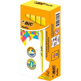 01568 Caneta marca texto Marking Amarela - Bic CX.C/12