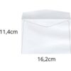 02023 Envelope comercial 114x162 63grs. S/Rpc Branco - Scrity CX.C/1000