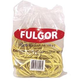 4273 Elástico Amarelo Látex N.18 Pacote com 100 g - Fulgor PACOTE