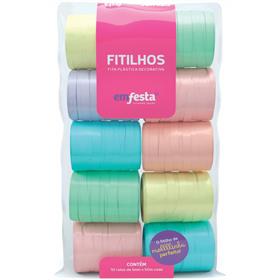42482 Fitilho 5mmx50m Candy Colors Sortidos - Emfesta PCT.C/10