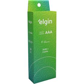 120179 Pilha Alcalina Palito AAA - Elgin TB.C/24