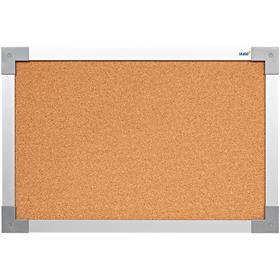 122705 Quadro Aviso Moldura Alumínio Cortiça Aparente 100 cm x 70 cm - Stalo