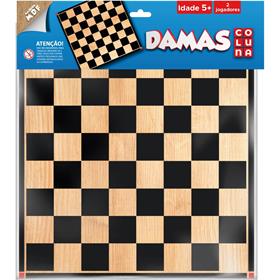 128904 Jogo de Dama Madeira tabuileiro